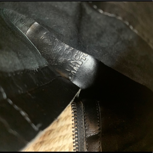 Vince Camuto Black Leather Booties - Picture 10 of 12